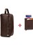Erkek Deri Mekanizmalı Cüzdan ve Portföy Clutch Traş Kozmetik Bakım ve Günlük El Çantası (14X24CM) NEWPOLO171 - Kahve - Kahve 1