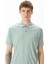 Erkek Yeşil Classic Fit Kısa Kollu Polo 4