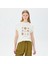 Kadın Beyaz Relaxed Fit T-Shirt 1