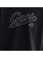 Erkek Siyah Relaxed Fit Bisiklet Yaka Logolu T-Shirt 5