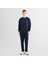 Erkek Lacivert Relaxed Fit Bisiklet Yaka Logolu Sweatshirt 3