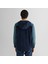 Erkek Lacivert Oversize Fit Kapüşonlu Logolu Gömlek 2