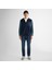 Erkek Lacivert Oversize Fit Kapüşonlu Logolu Gömlek 3