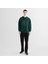 Erkek Yeşil Relaxed Fit Kapüşonlu Logolu Sweatshirt 3