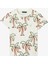 Erkek Çocuk Krem Regular Fit Baskılı T-Shirt 1