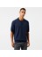 Erkek Lacivert Classic Fit Kısa Kollu Triko 1