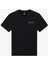 Logo Erkek Grafik Baskılı Siyah T-Shirt 1