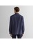 Erkek Lacivert Oversize Fit Ekose Gömlek 2