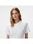 Kadın Beyaz Regular Fit Kısa Kollu T-Shirt 4