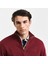 Erkek Bordo Regular Fit Yarım Fermuarlı Sweatshirt 3