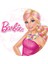 Barbie Yuvarlak Pasta Yenilebilir Resim Baskı 20 cm 1