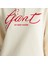 Kadın Krem Relaxed Fit Kapüşonlu Logolu Sweatshirt 5