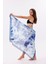 Iç Gösterir Transparan Pareo - Gök Mavisi Model 150X95 cm 3