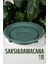 Turk Tekerlekli Saksı Altığı 37 cm Yeşil - DRC6521-8496 1