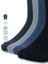Erkek Soket Çorap 4 Lü Pamuklu Topuk ve Burun Takviyeli Derin Model Terletmez Kaymaz Koku Yapmaz 3