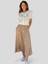 Valerie Viskon Kloş Uzun Etek Kadın Sütlü Kahve 1