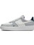 Air Force 1 '07 Lx Leather Unisex Sneaker Hakiki Deri Günlük Spor Ayakkabı Beyaz Gri 2