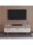 "Rose" Tv Ünitesi- Tv Sehpası 170cm*54cm Bej ve açık ahşap rengi 6