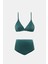 Bali Yeşil Dolgusuz Pedli Üçgen Toparlayıcı Bikini Takım 1