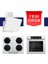 & Hoover Fryart Serisi Snow Harmony Beyaz Ankastre Set (HDG6C1GWTK + HVW6MW + XE63CB) 1