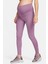 One Women's High Rise Leggings Maternity Yüksek Belli Hamile Kadın Tayt Mor 1