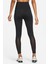 One Dri Fit High Rise 7/8 Length Women's Tight Kadın 2 Cepli Antrenman Taytı Siyah 2