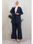 Elvin Pantolonlu Takım Lacivert 1