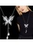 Elegant Dıamond Butterfly Zincirli Gece Işıltı Pırlanta Kelebek Kolye 3