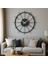 Metal Modern Duvar Saati Boho Dekor Özel Hediye Çiftlik Evi Duvar Saati Minimalist Duvar Saati 3