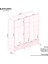 Terra 5 Kapaklı Çekmeceli Gardırop Tamamı Mdf (Beyaz) 4