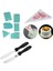 Metal Pasta Spatulası 2li Pasta Dekor Tarağı 6lı Krema Torbası Tek Kullanımlık 50LI Pastacılık Seti 1