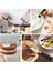 Metal Pasta Spatulası 2li ve Krema Torbası Tek Kullanımlık 50LI Pasta Tarağı Spatula Pastacılık Seti 4