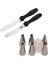 Metal Pasta Spatulası 2li Rus Duyu Seti 7li ve Krema Torbası Tek Kullanımlık 50LI Pastacılık Seti 3
