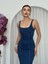 Tuna Denim Elbise L-Koyu Mavi̇ 1