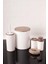 5 Parça Lüx Banyo Seti Yuvarlak Çöp Kovası Diş Fırçalık Sabunluk Fırçalık Kristal Wc Set 1