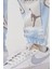 Jordan Fleece Allover Printed Loose Fit Pants Kadın Bol Kesim Eşofman Altı Mavi 4