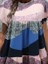 Kadın Kısa Kollu Bisiklet Yaka Kare Desenli Dalgıç Elbise 2xl-3xl-Desenli 3