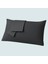 %100 Pamuk Saten Yastık Kılıfı 2'li – Antrasit, Çizgili (50X70 Cm) 2