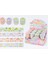 Dekoratif Gökkuşağı Sticker Bant Seti, 4,8 cm x 1,75 M, 4 Farklı Renk 1