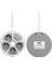 VE-G604YU 4'lü 2 USB Li Anahtarlı 1.5 Metre Grup Priz 2