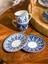 Home Modern Çiçek Baskılı 6 Kişilik Porselen Kahve Fincan Takımı 90 ml 3