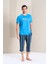 Erkek Pijama Takımı Kapri & Bermuda Kısa Kol 3
