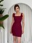Ques Mini Elbise M-Bordo 4