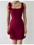 Ques Mini Elbise S-Bordo 2