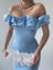 Denial Mini Elbise S-Bebe Mavi̇si̇ 4