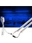 2 Adet 50 cm 220V Şeffaf Çubuk Bar LED Mavi Işık ve Butonlu Fiş SB-6553 1