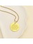 Ayetel Kürsi Kolye2 Dualı Kolye Çelik Gold 60+5cm 4