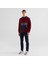Erkek Bordo Regular Fit Kapüşonlu Logolu Sweatshirt 3