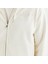 Erkek Krem Regular Fit Kapüşonlu Logolu Sweatshirt 5