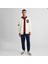 Erkek Krem Relaxed Fit Kapüşonlu Logolu Sweatshirt 3